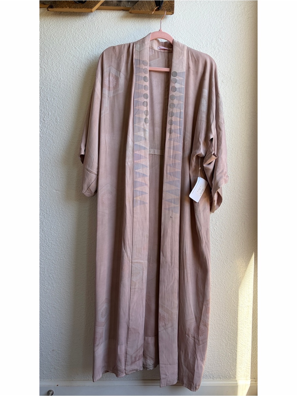 Vintage Silk Mud Dyed Kimono